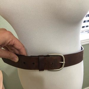 Leather belt